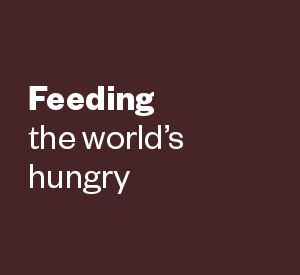 Feeding the world's hungry
